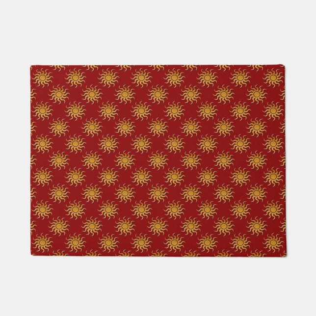 Tapete Ouro Sun Pattern de Shirley Taylor (Frente)
