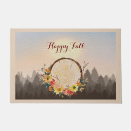 Tapete Outono Deixa Fogão Florestal