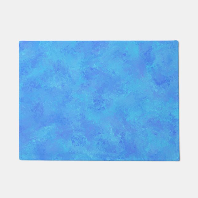 Tapete Padrão Abstrato Azul (Frente)