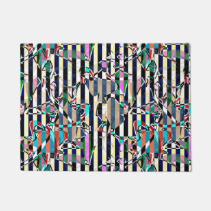 Tapete padrão abstrato striped