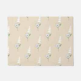 Tapete Padrão Botânico Boêmico Floral Beige