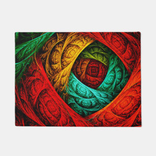 Tapete Padrão Colorido de Arte Moderna Abstrato artística