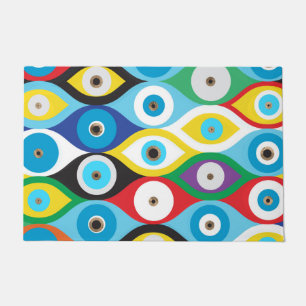 Tapete Padrão colorido de proteção dos olhos Mau