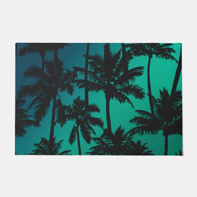 Tapete Padrão da árvore Palm (Frente)