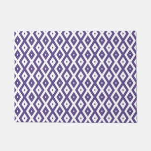 Tapete Padrão de diamante ultra violeta e branco