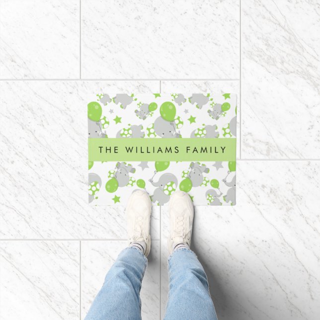 Tapete Padrão De Elefantes, Elefantes Bonitos, Seu Nome (Interior)