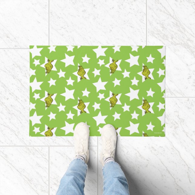 Tapete Padrão de Estrela do Grinch Espiando (Interior)