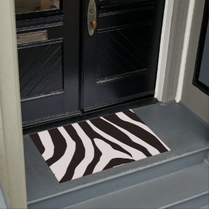 Tapete Padrão de faixas de impressão zebra