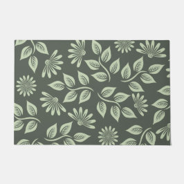 Tapete Padrão de Flores de Mola