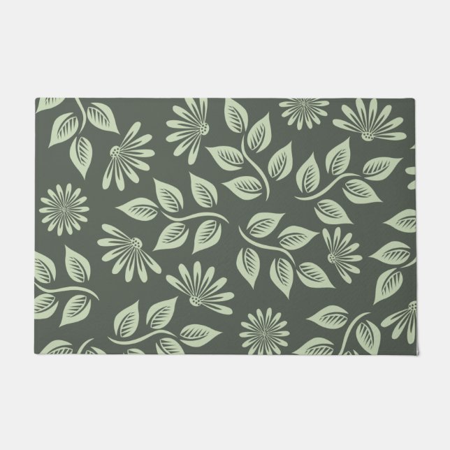 Tapete Padrão de Flores de Mola (Frente)