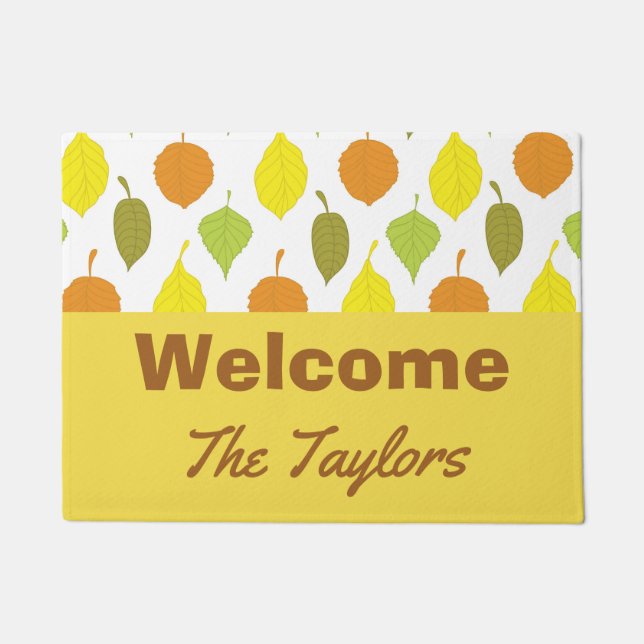 Tapete Padrão de Folha de outono (Frente)