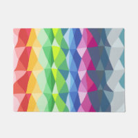 Padrão de Formas de Arco-Íris Geométrico abstrato