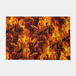 Tapete Padrão de Incêndio e Chama
