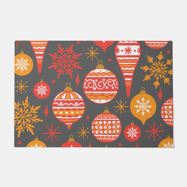 Tapete Padrão de Knit Faux do Foliday Personalizado (Frente)