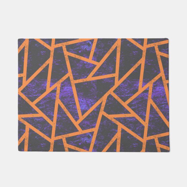 Tapete Padrão de mosaico de Halloween (Frente)