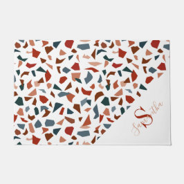 Tapete Padrão de Mosaico Terrazzo Moderno