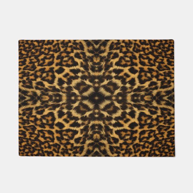 Tapete Padrão de peles de leopardo (Frente)