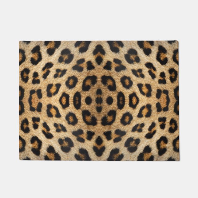 Tapete Padrão de peles de leopardo (Frente)