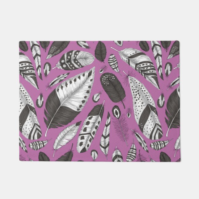 Tapete Padrão de penas (Frente)