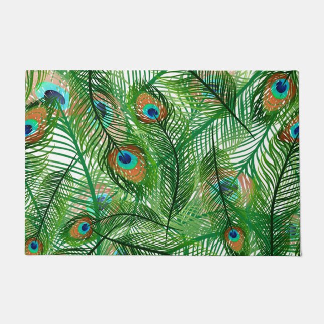 Tapete padrão de penas de pântano (Frente)