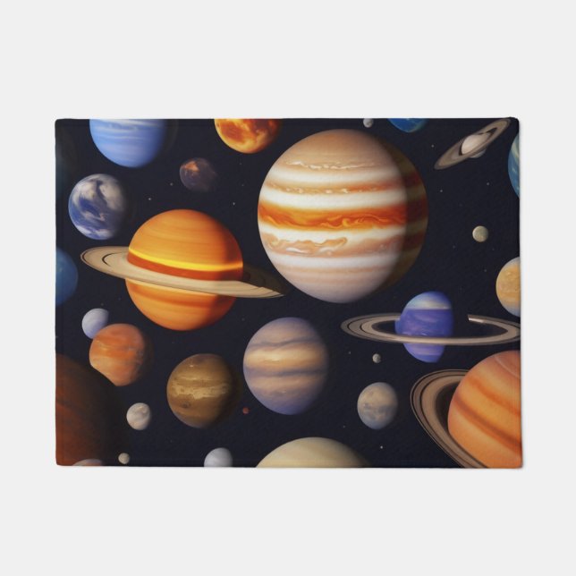 Tapete Padrão de Planetas (Frente)