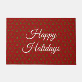 Tapete Padrão de rendas de Natal