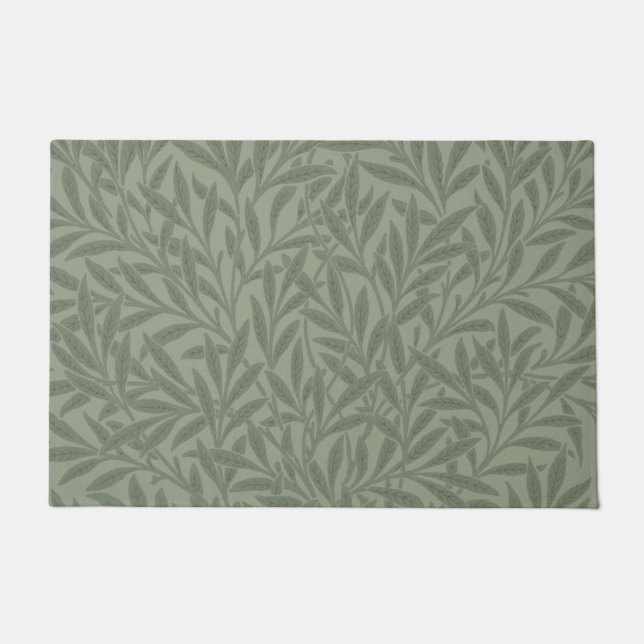 Tapete Padrão de Salgueiro William Morris Antigo Verde Sa (Frente)