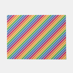 Tapete Padrão de Stripes do Arco-Íris