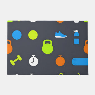 Tapete Padrão de Treino de Equipamentos de Fitness