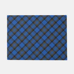 Tapete Padrão de Xadrez de Skye Blue Tartan