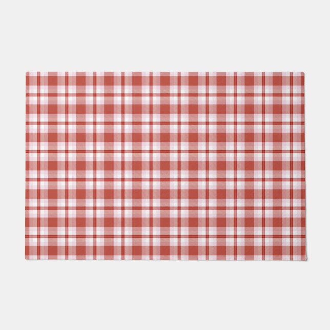 Tapete Padrão de xadrez de Tartan (Frente)