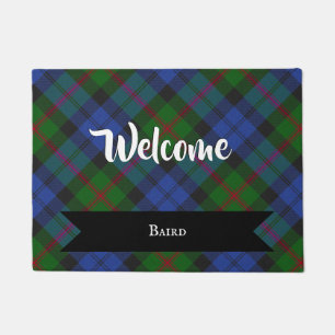 Tapete Padrão de Xadrez de Tartan Escocês do Baird Clan