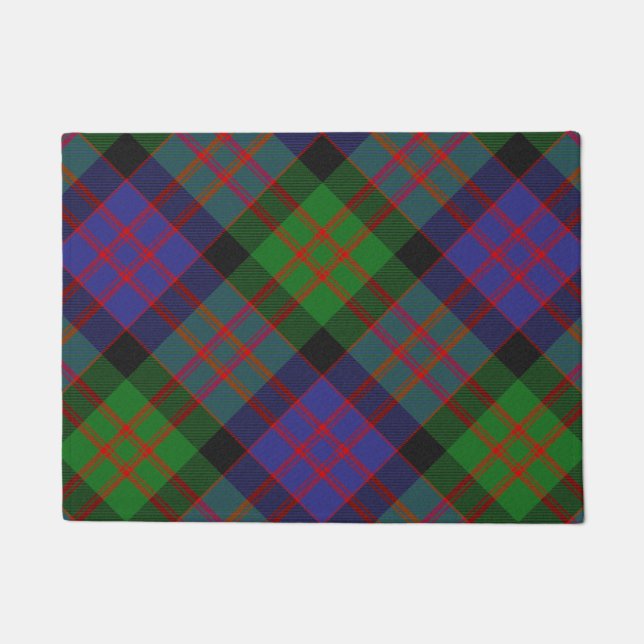 Tapete Padrão de Xadrez do MacDonald Scottish Clan Tartan (Frente)