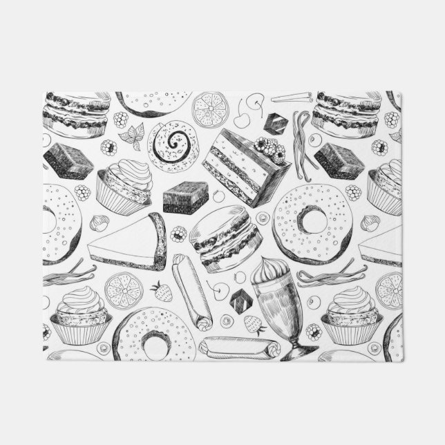 Tapete Padrão delicioso (Frente)
