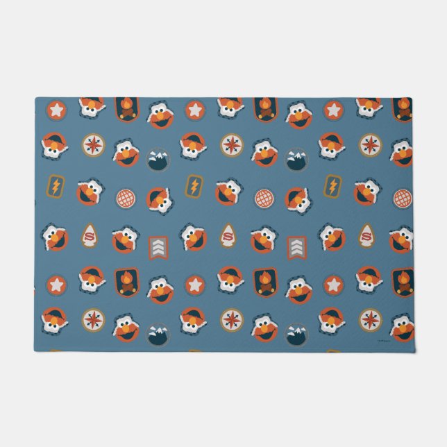 Tapete Padrão do Explorador Elmo Woodland (Frente)