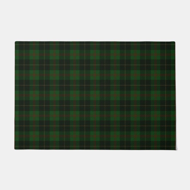 Tapete Padrão Escocês da Xadrez Verde Tartan (Frente)