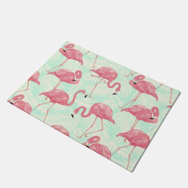 Tapete Padrão Flamingo Pink Elegante de Chic (Inclinado)