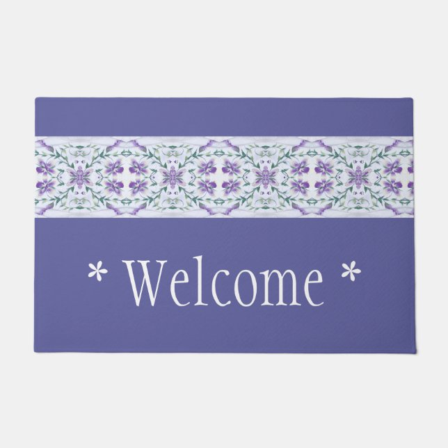 Tapete Padrão Floral Detalhado (Frente)