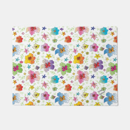 Tapete Padrão Floral Feliz, Na moda