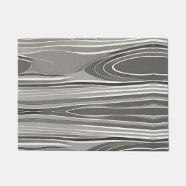 Tapete Padrão Geométrico Moderno da Cinza Elegante