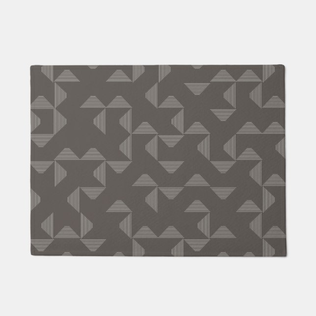 Tapete Padrão gráfico geométrico simples, moderno e moder (Frente)