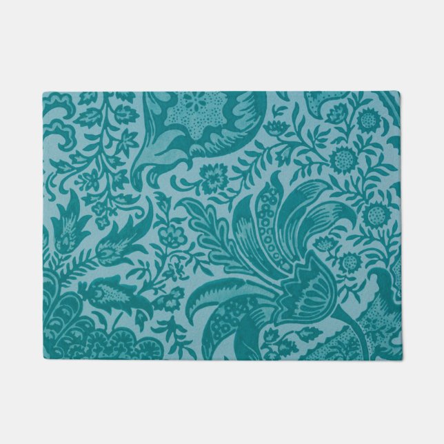 Tapete Padrão indiano (por William Morris) Doormat (Frente)