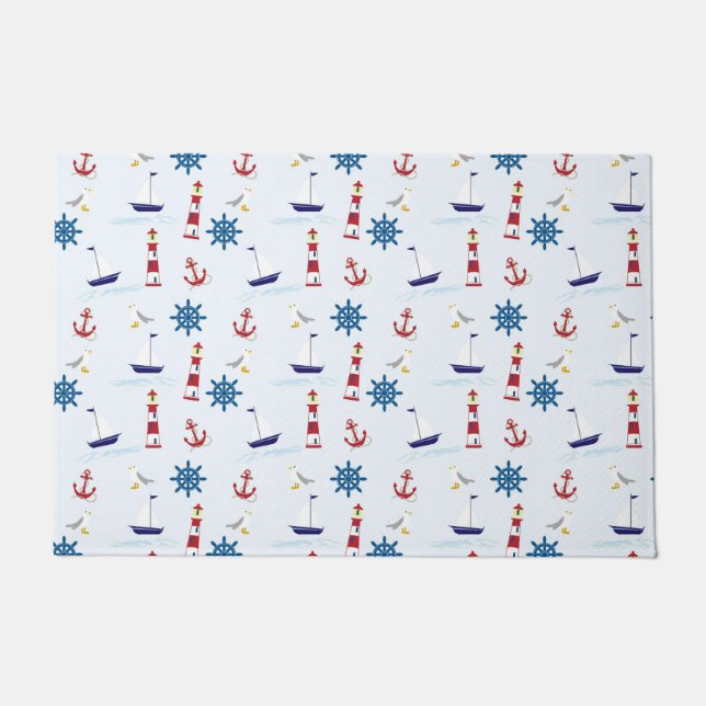 Tapete Padrão náutico (Frente)