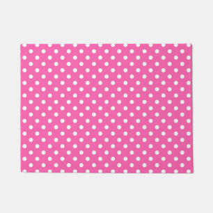 Tapete Padrão Rosa de Bolinhas de Conscientização do Cânc