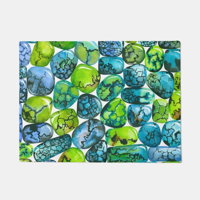 Tapete Padrão turquesa (Frente)