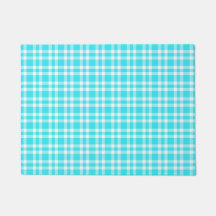 Padrão Xadrez Azul Branco