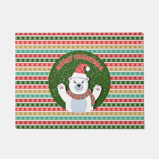 Tapete Padrões e cores festivos de Natal (Frente)