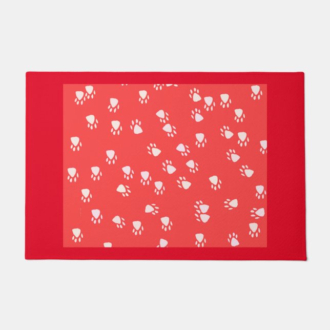 TAPETE PÁGINAS BRANCAS EM VERMELHO  (Frente)