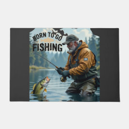 Tapete Pai de pesca desportiva ao ar livre