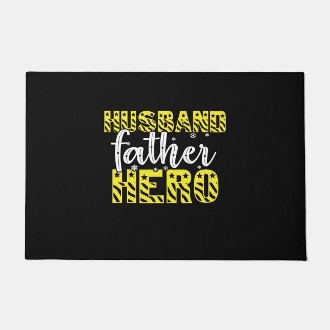 Tapete Pai Gift Marido Padre Hero (Frente)
